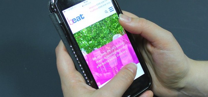 website on phone