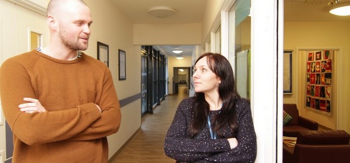adults talking