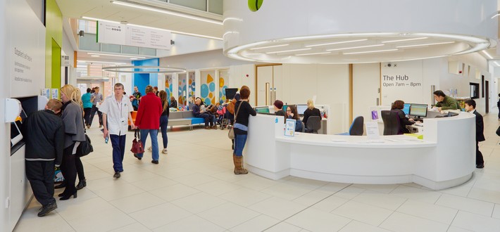 outpatients and main entrance