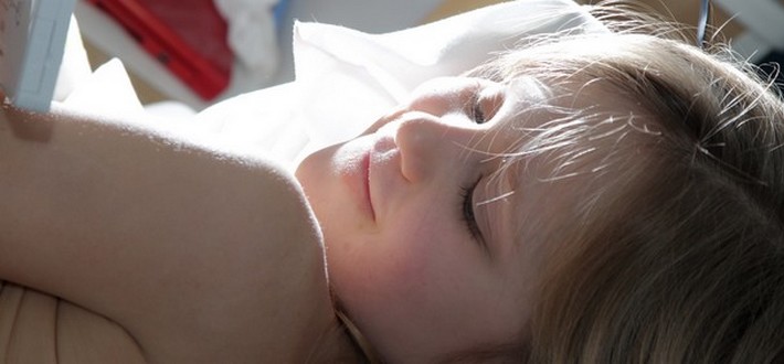 sleeping girl