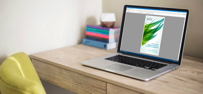 Epilepsy course on laptop