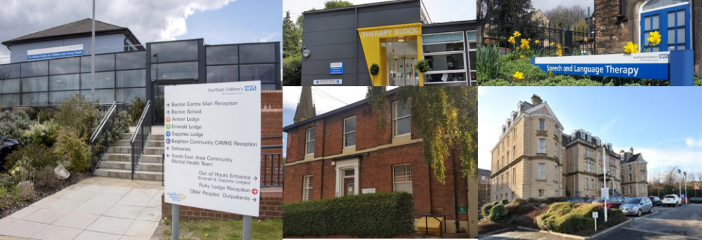 Buildings where CAMHS training is delivered