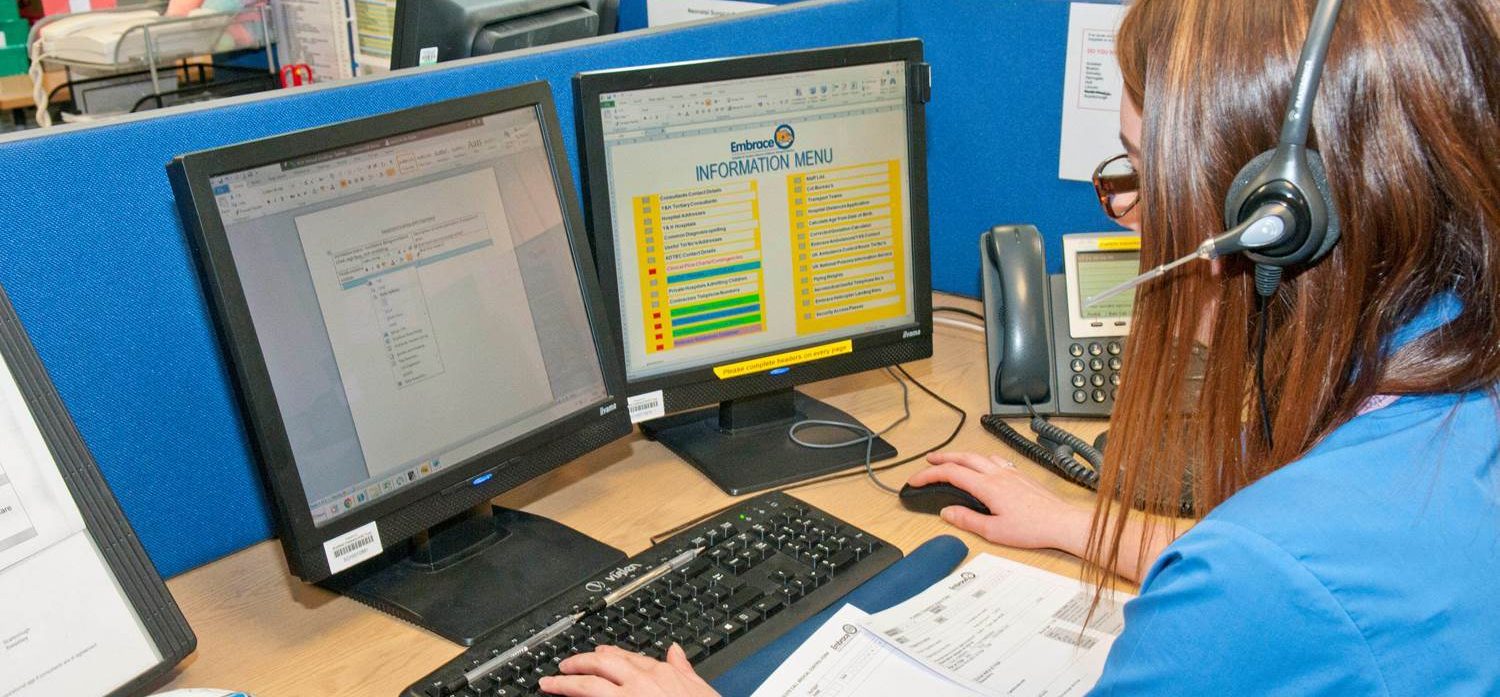 Embrace call handler