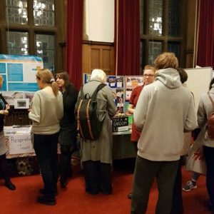 Young people at transition evening