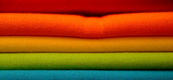 Colourful fabric