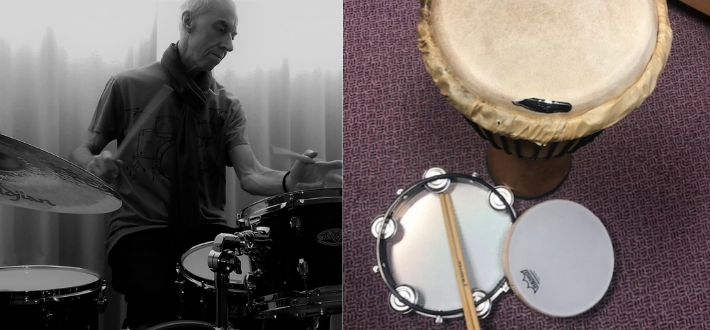Brian the drum teacher at Becton