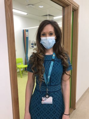 Dietitian in clinic