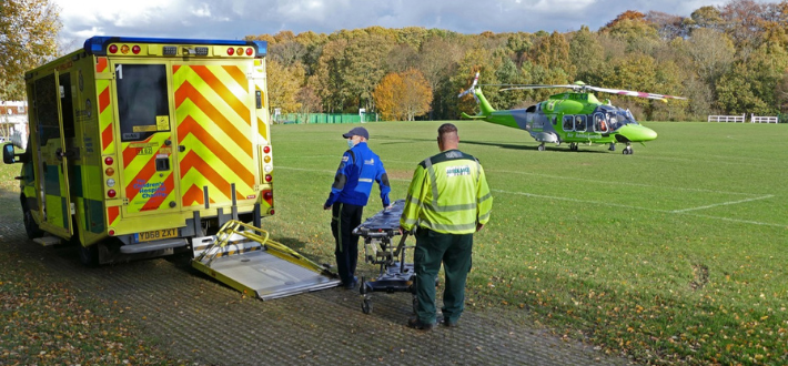Aeromedical team embrace
