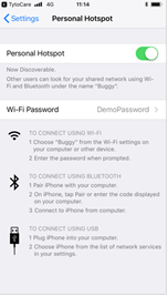 Pairing your hotspot 3
