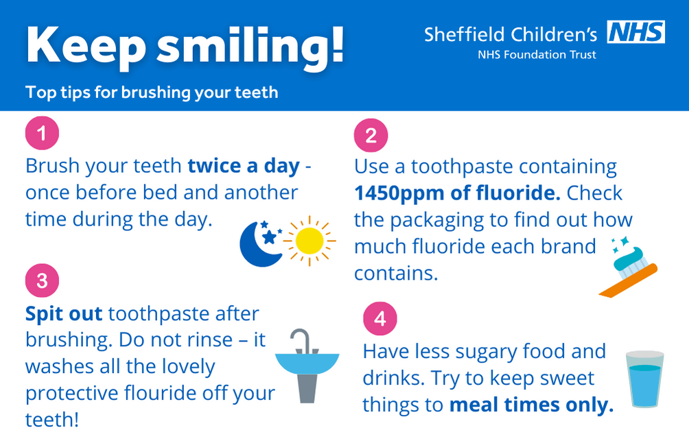 keep smiling! oral helath information for children