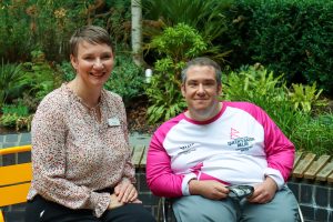 Chief Executive Ruth Brown and Fraser Lamb